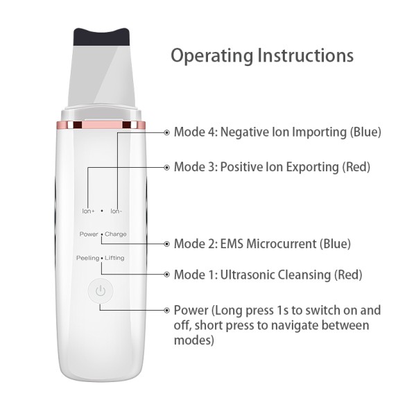 Ультразвуковой скрабер E-Toner LW-009 Ультразвуковой скрабер E-Toner LW-009